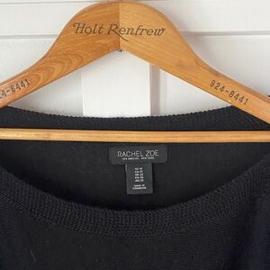 Rachel Zoe Elegant Black Knit Sweater